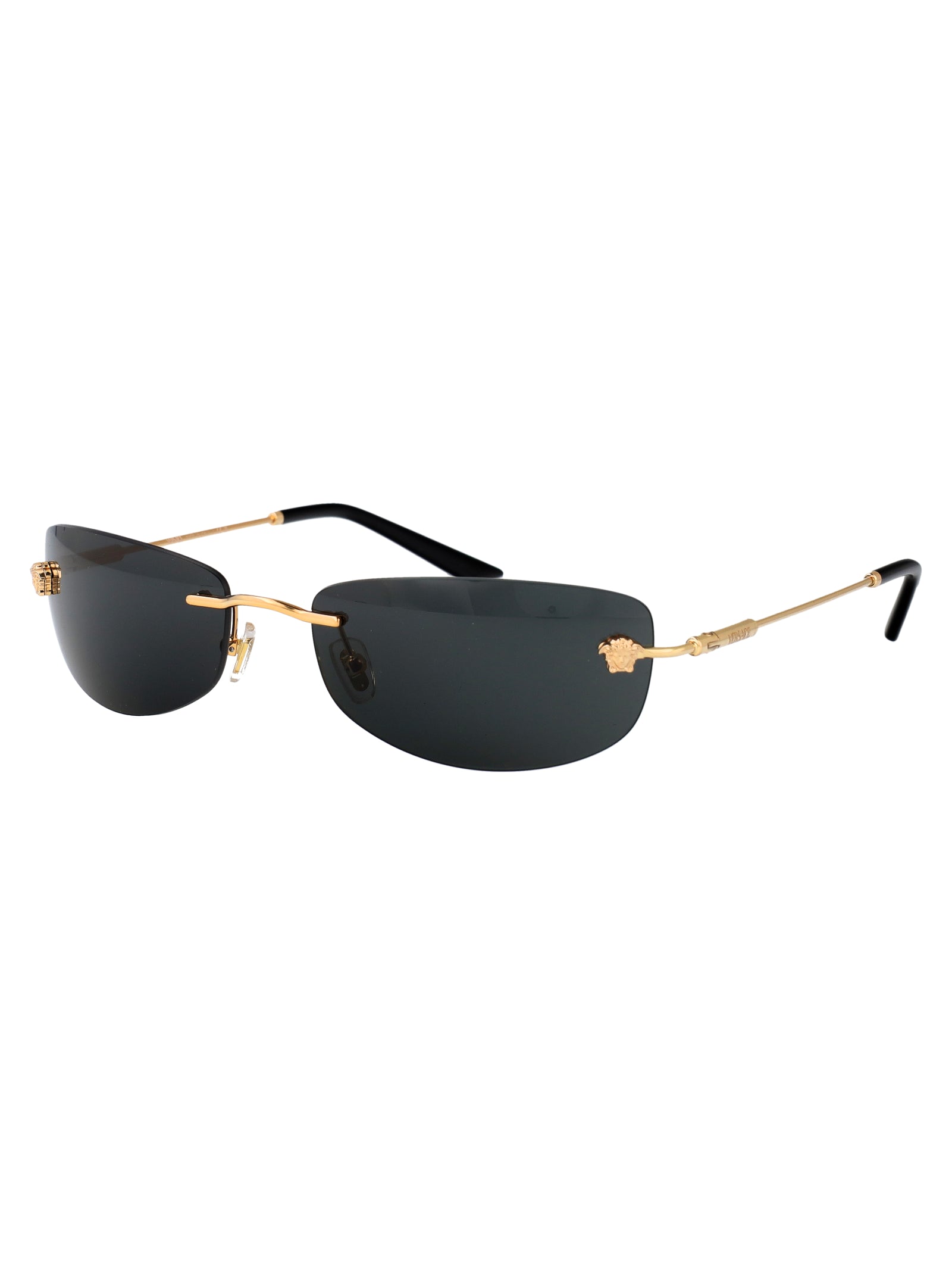 100287 Gold Metal Sunglasses