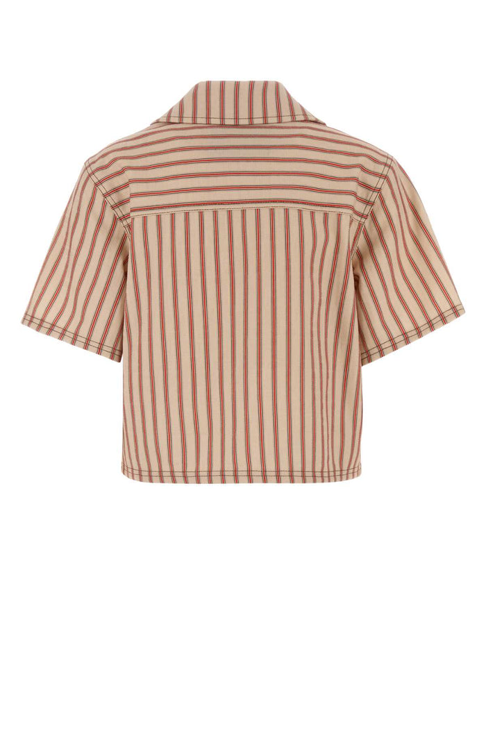 Embroidered Denim Shirt Bitter-26 Exterior: Cotton Camicie