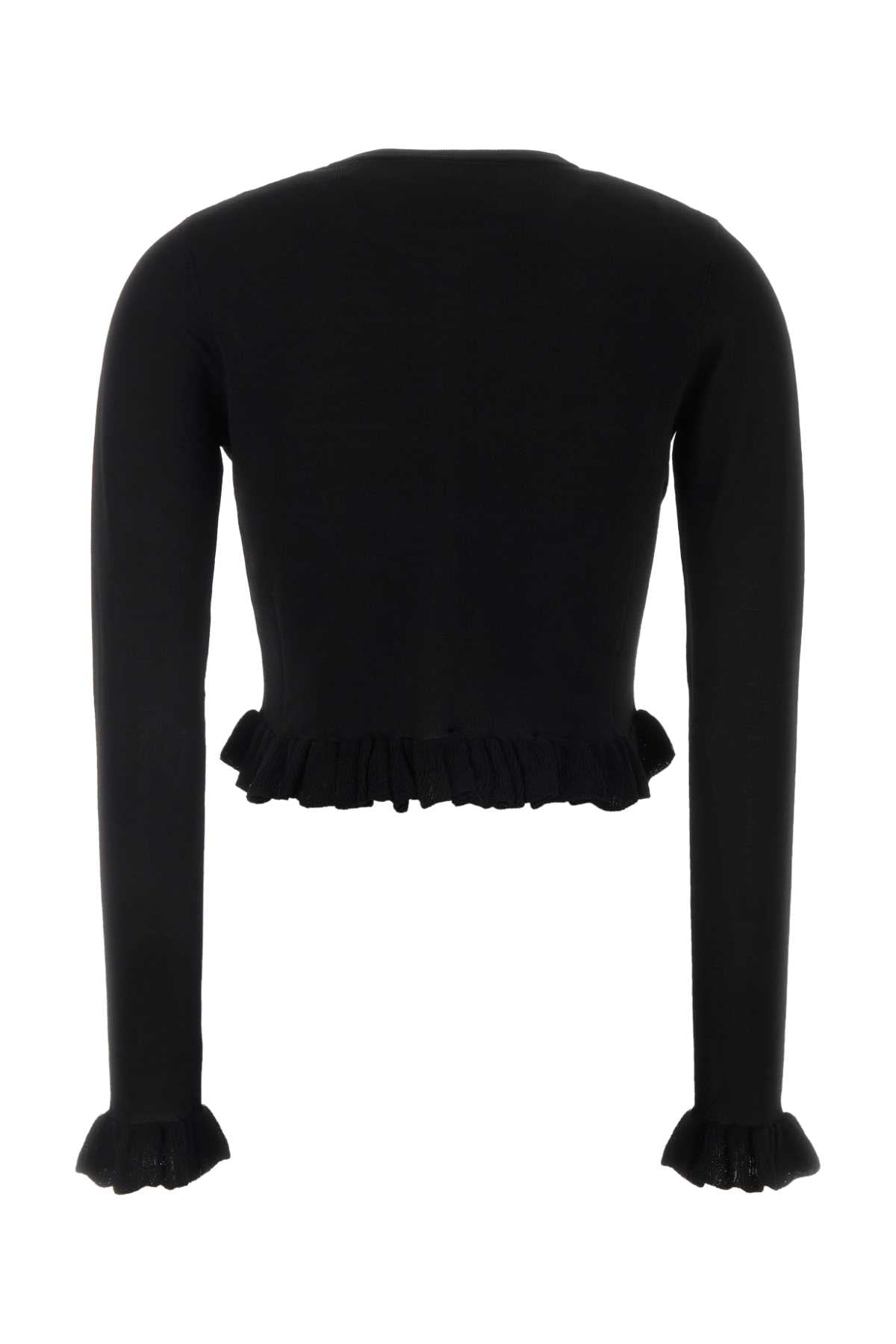 4m217a N0990 Nero Exterior: Viscose Nylon Maglieria