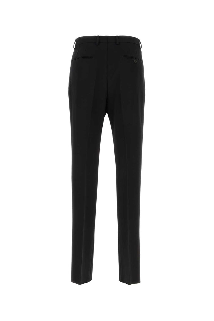 Black Wool Pant Exterior: Pantaloni