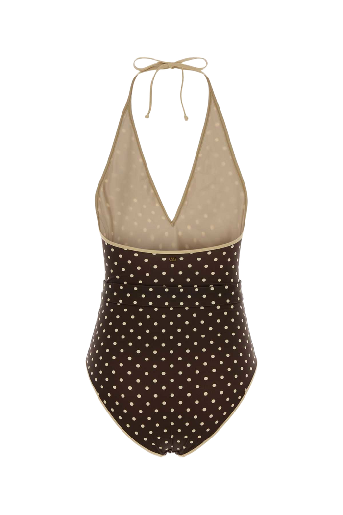 Printed Stretch Nylon Swimsuit Deepchocolatebetulla Polyamide Elastane Felpe