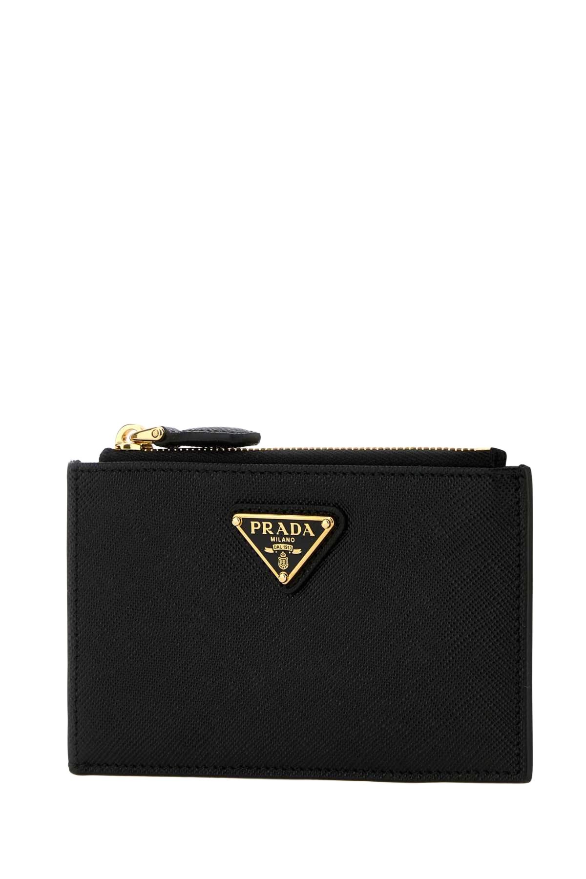 Black Leather Card Holder Nero Vitello Portafogli
