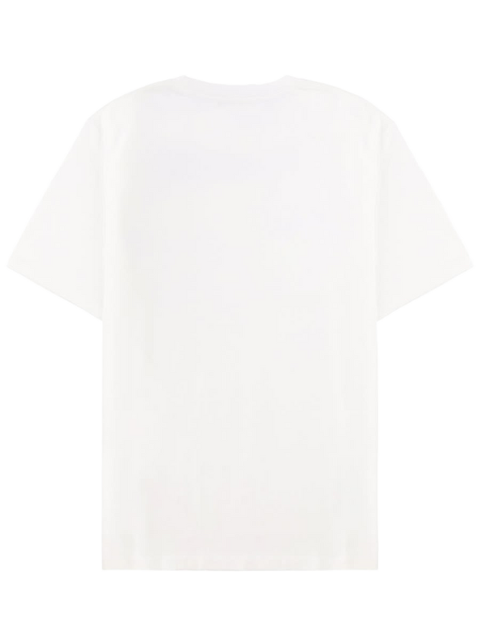T-Shirt With Logo White Cotton T-shirts
