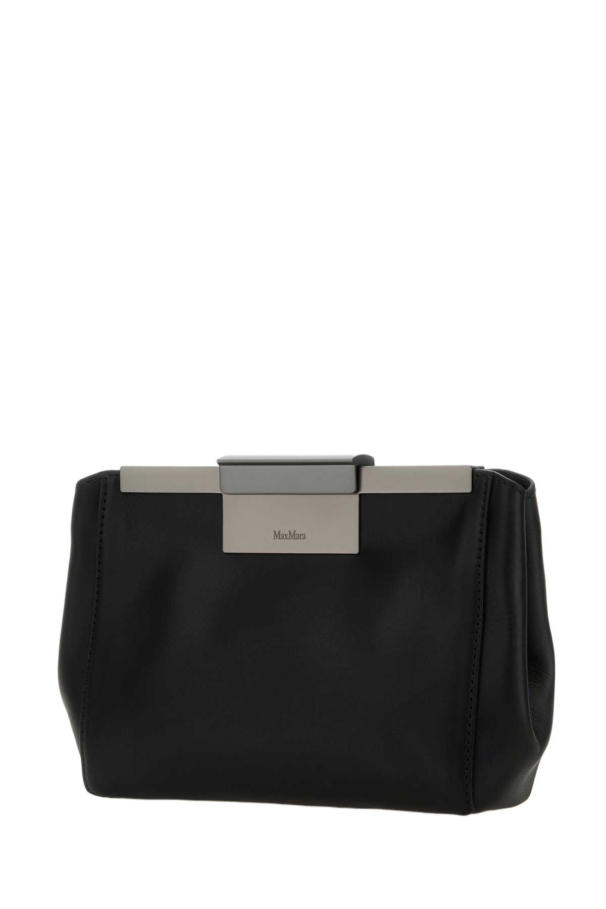 Black Leather Belt Bag Nero Marsupi