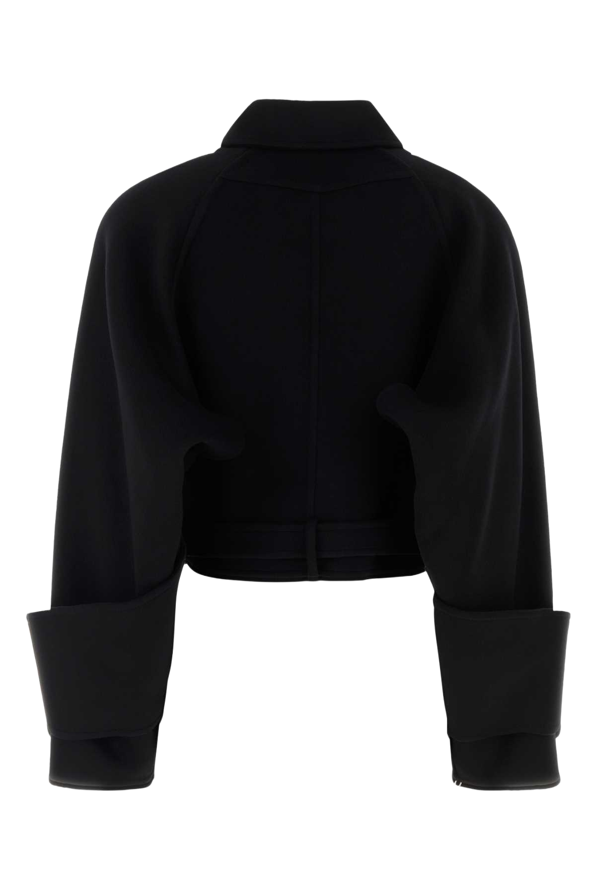 Black Wool Coat Cappotti