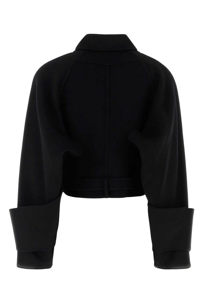 Black Wool Coat Cappotti