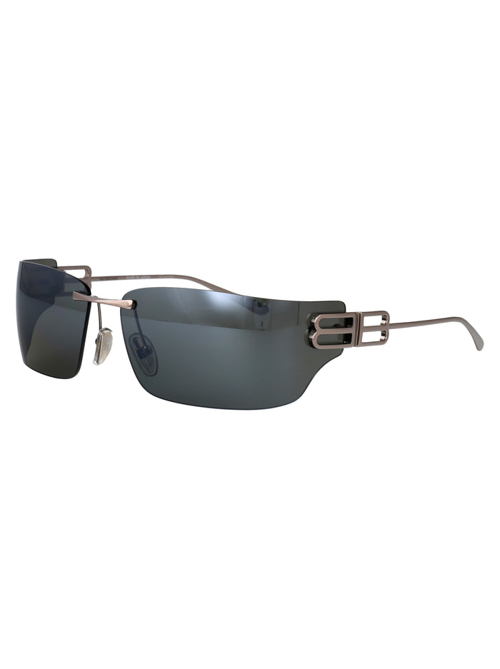 Bb0485sa Ruthenium-ruthenium-silver Metal Sunglasses