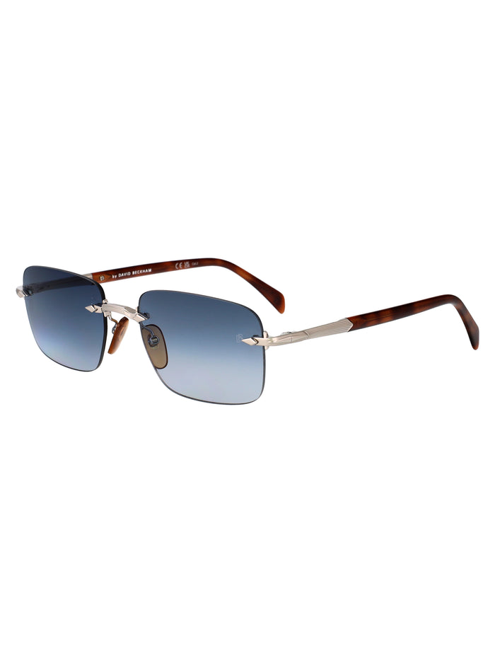 Db 1195-S Palladium Havana Metal Sunglasses