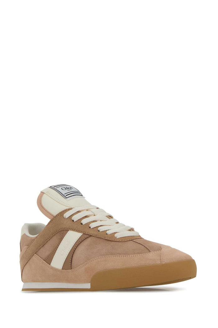 Antiqued Pink Suede Chloã¨ Kick Sneakers