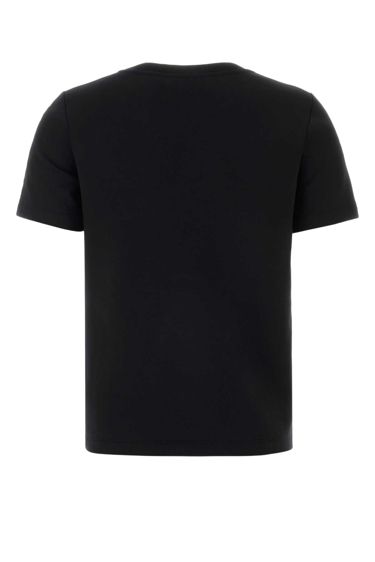 Black Stretch Cotton Blend Nancy T-Shirt Nero