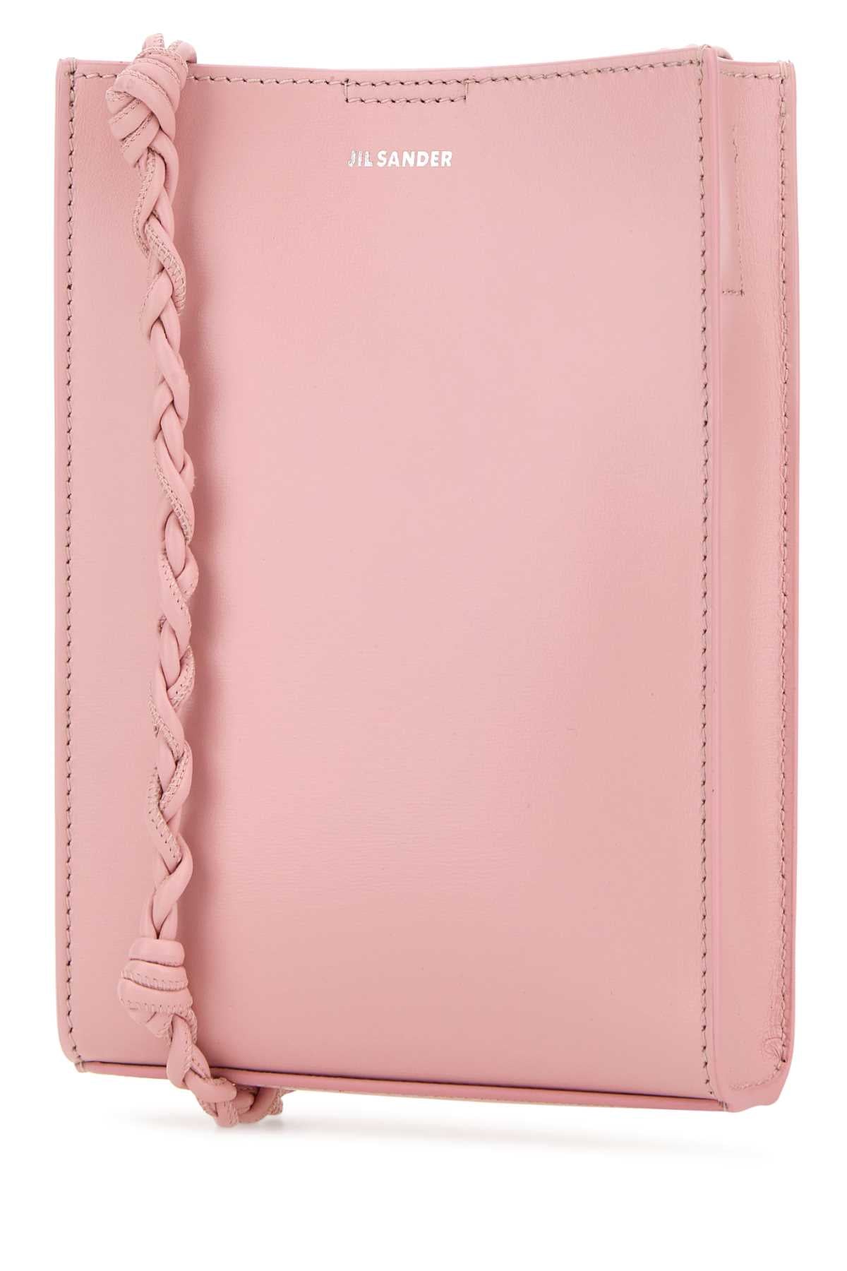 Pink Leather Small Tangle Shoulder Bag Neonrose Borse A Tracolla