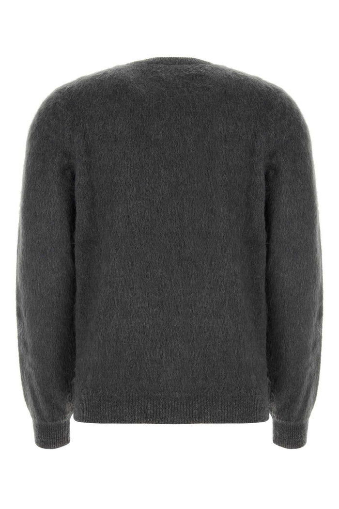Embroidered Wool Blend Sweater Peltroflannel Maglieria