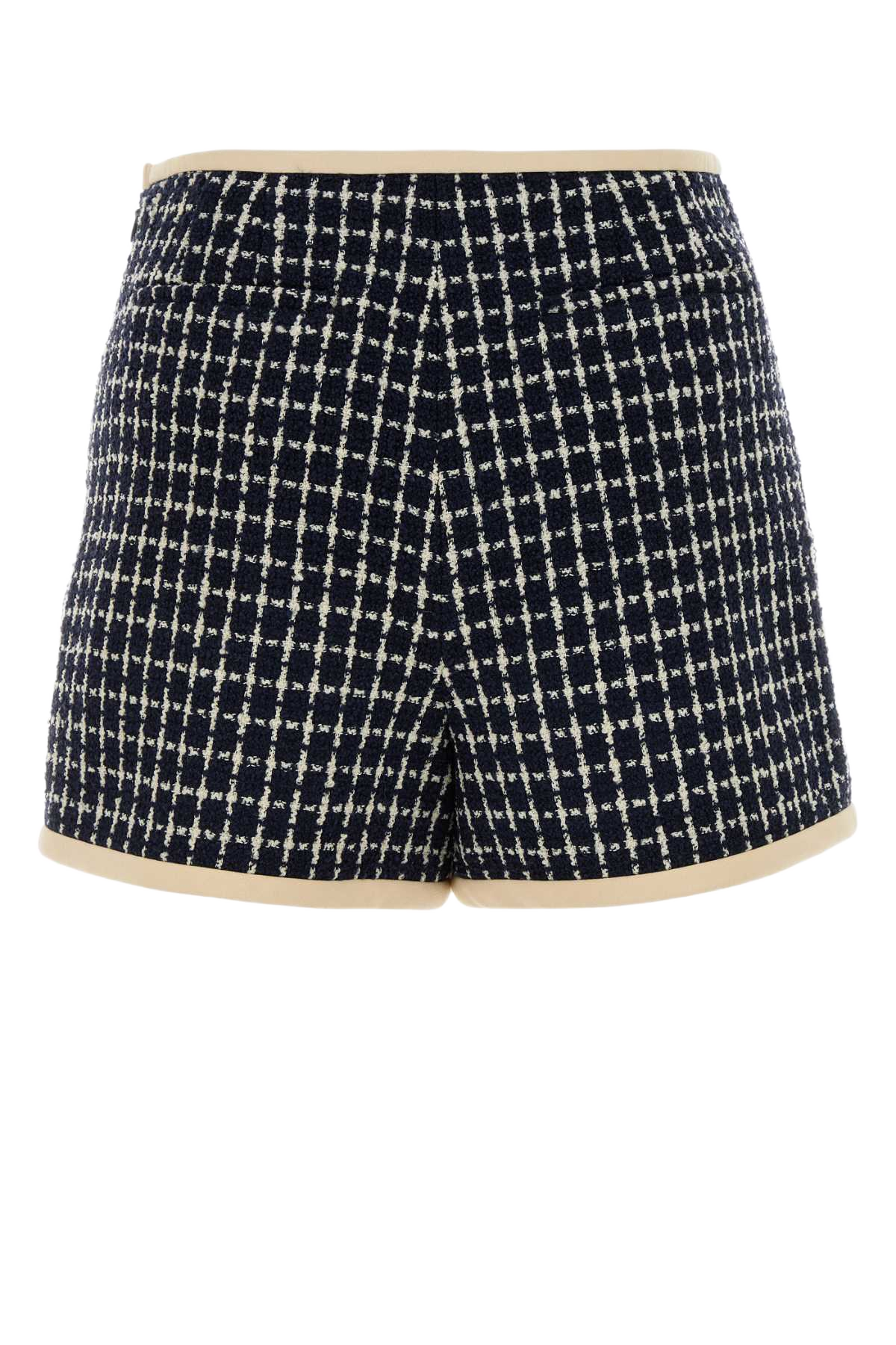 Embroidered Tweed Shorts 671