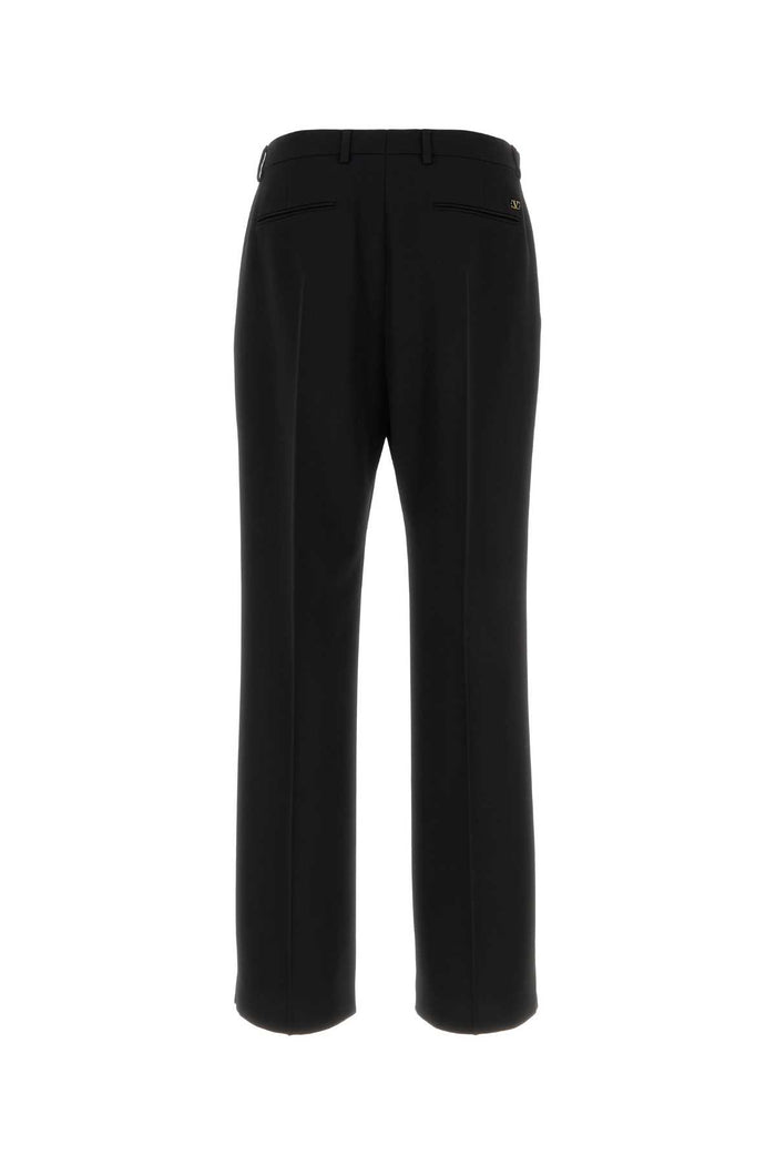 Black Wool Pant Nero Virgin Pantaloni