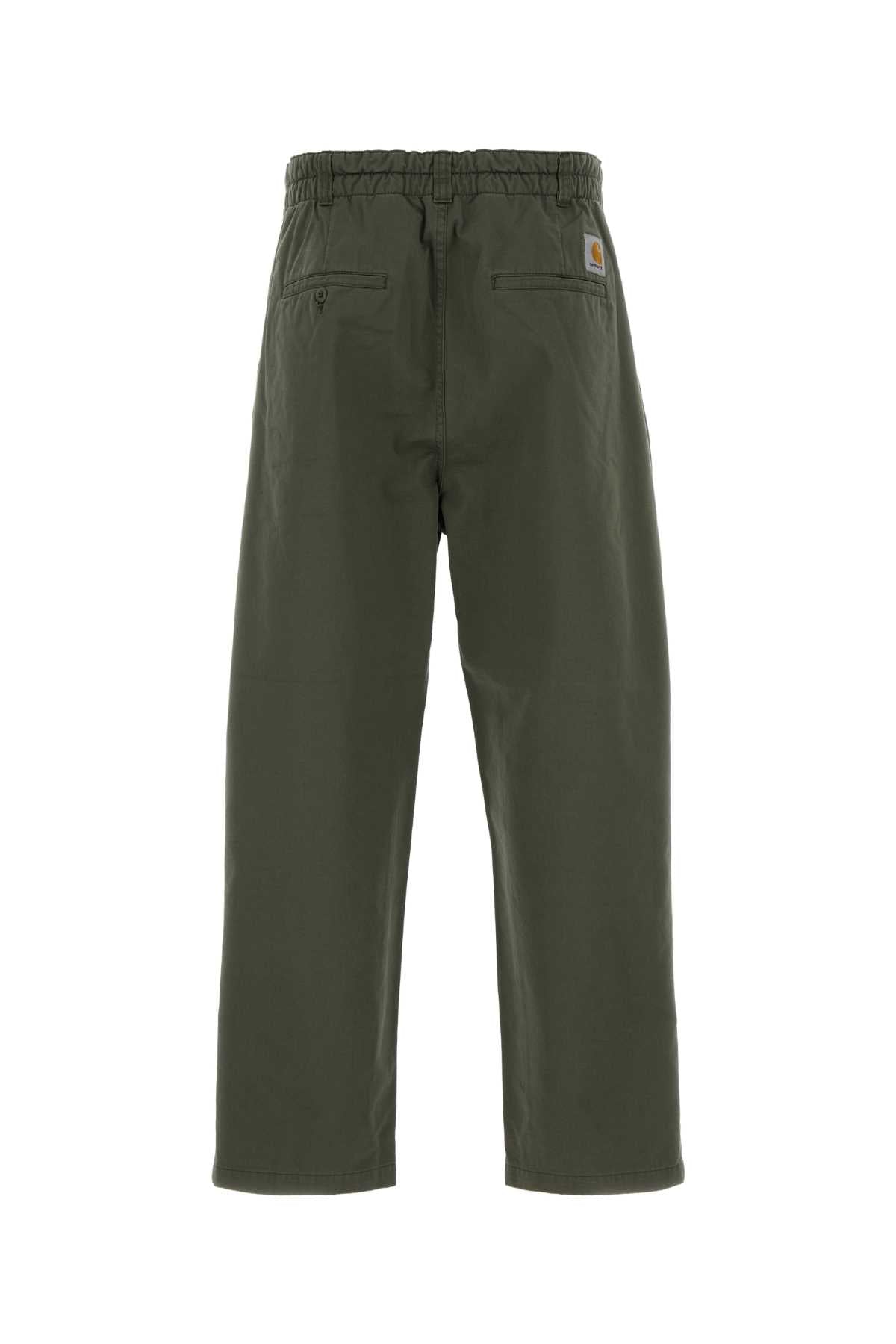 Leafstonewashed Exterior: Cotton Pantaloni