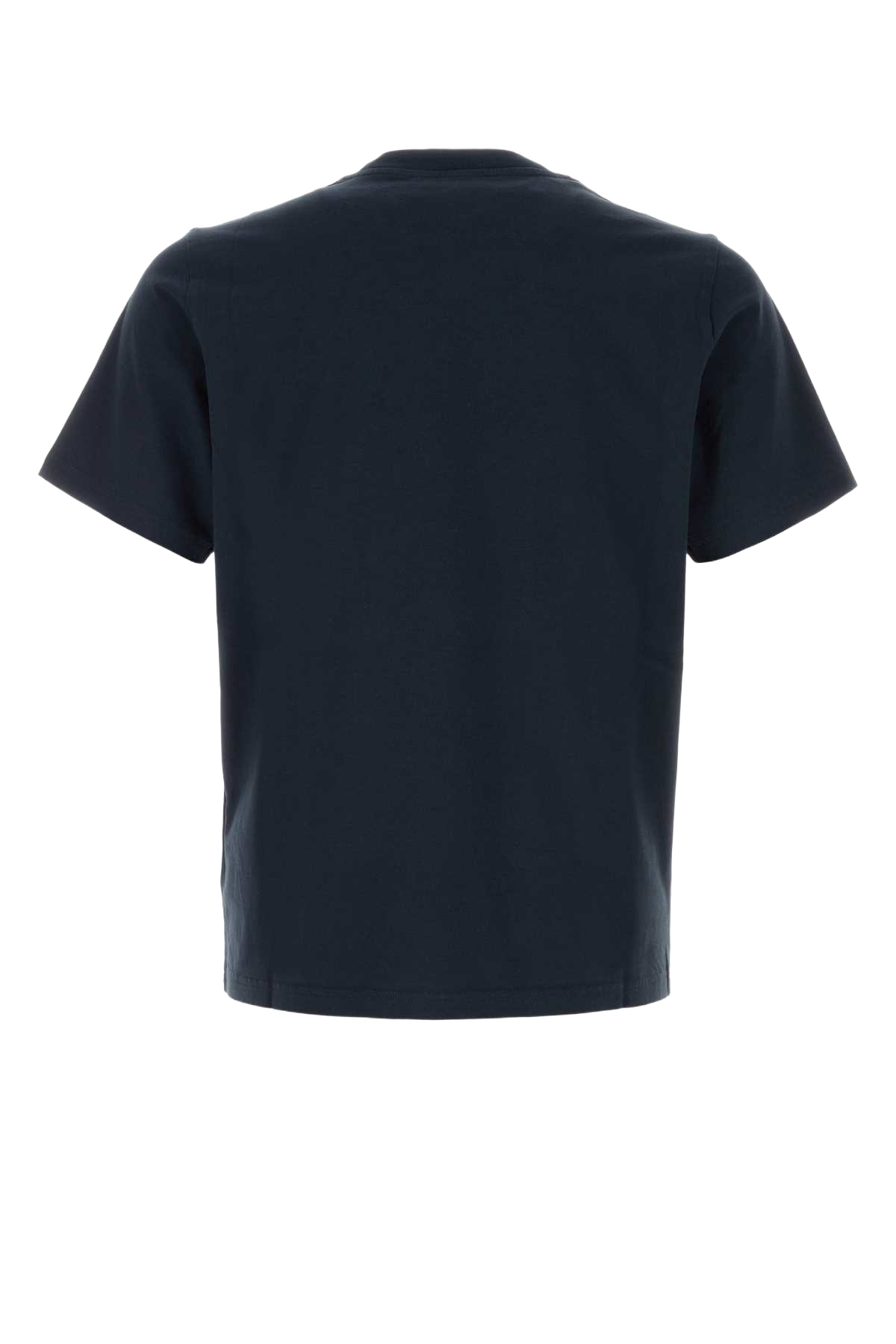 Dark Blue Cotton T-Shirt Cottonblue Exterior