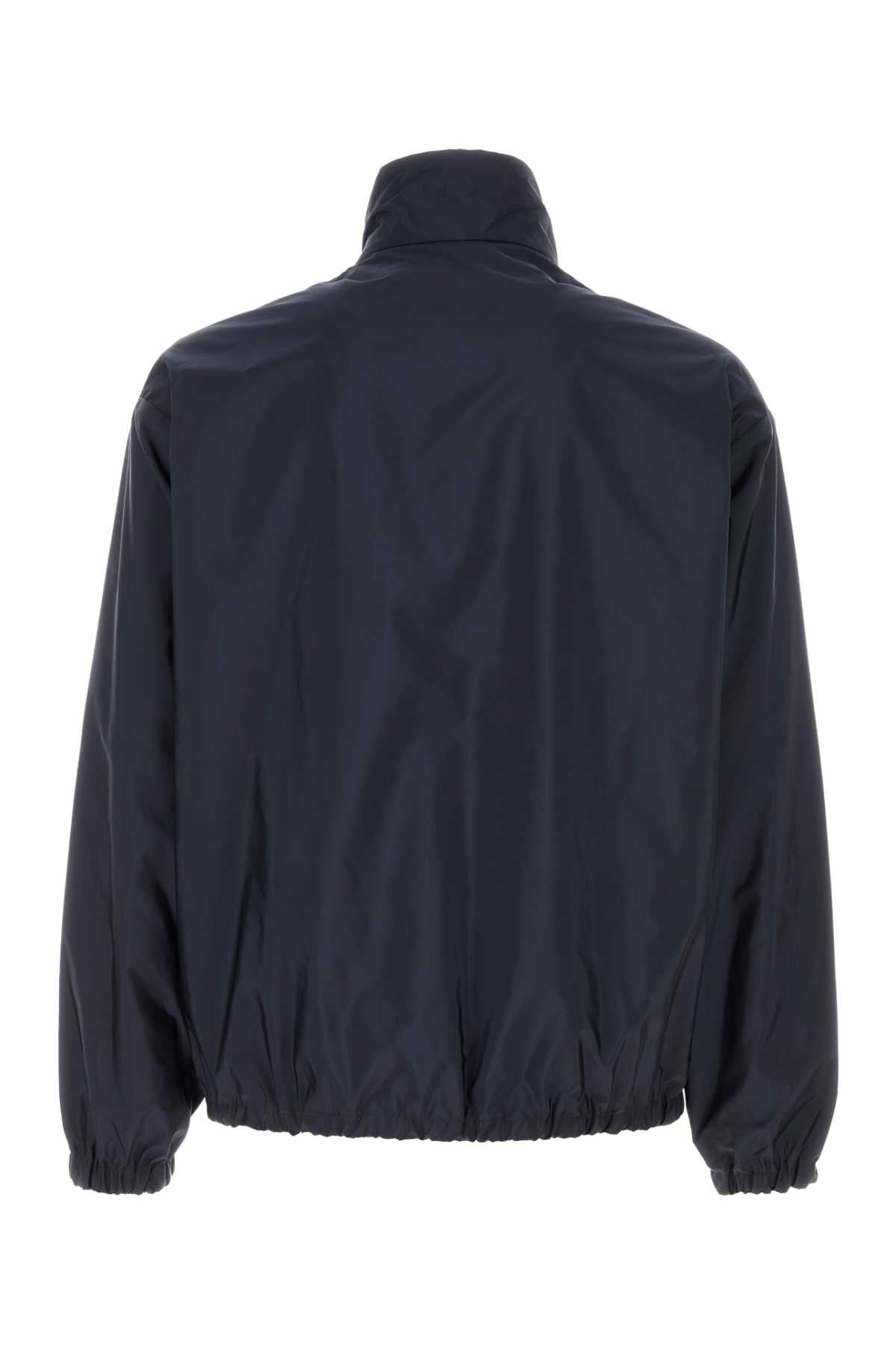 Navy Blue Re-Nylon Reversible Jacket Blu+nero Giubbini