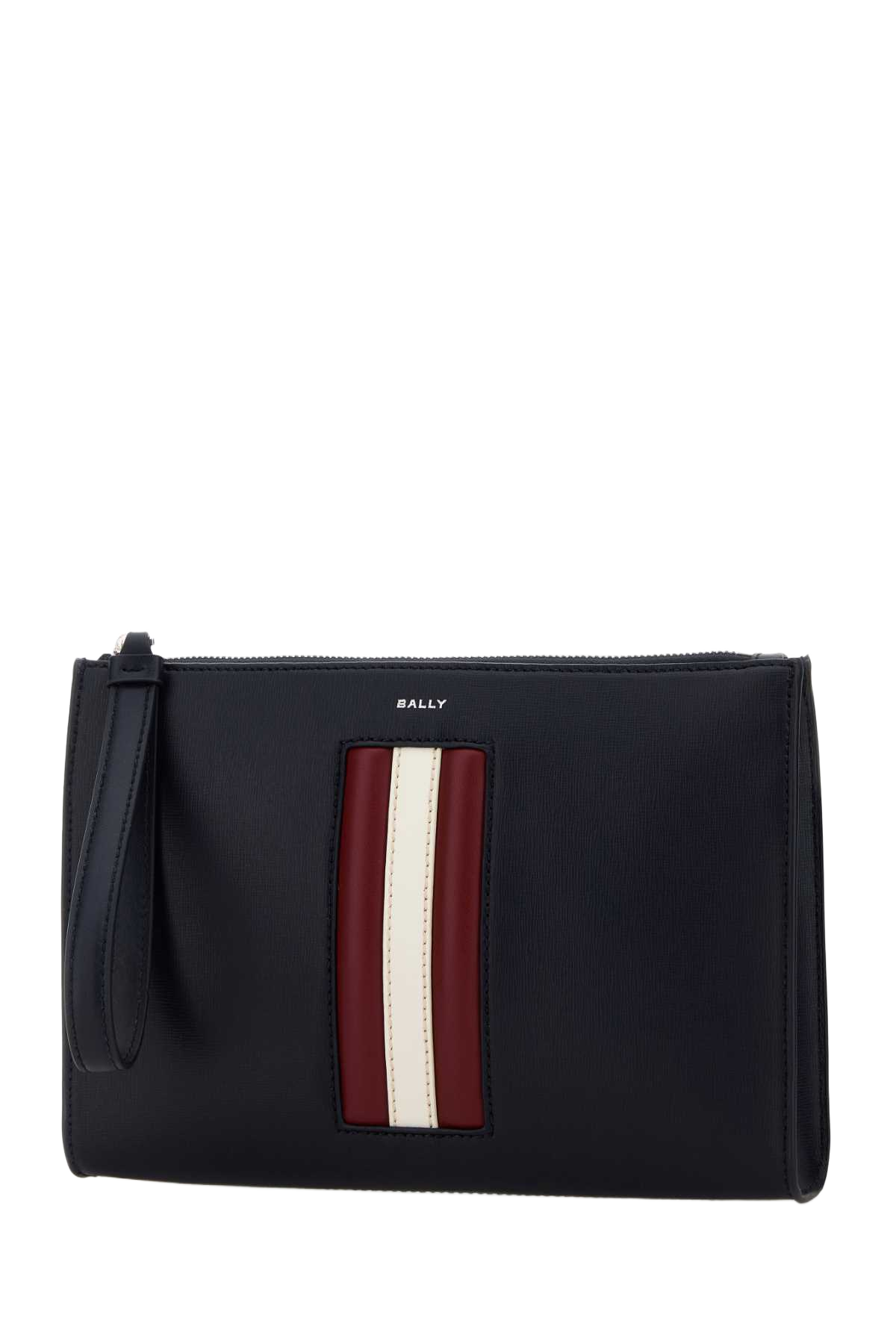 Navy Blue Leather Clutch Peacoatredbonepal