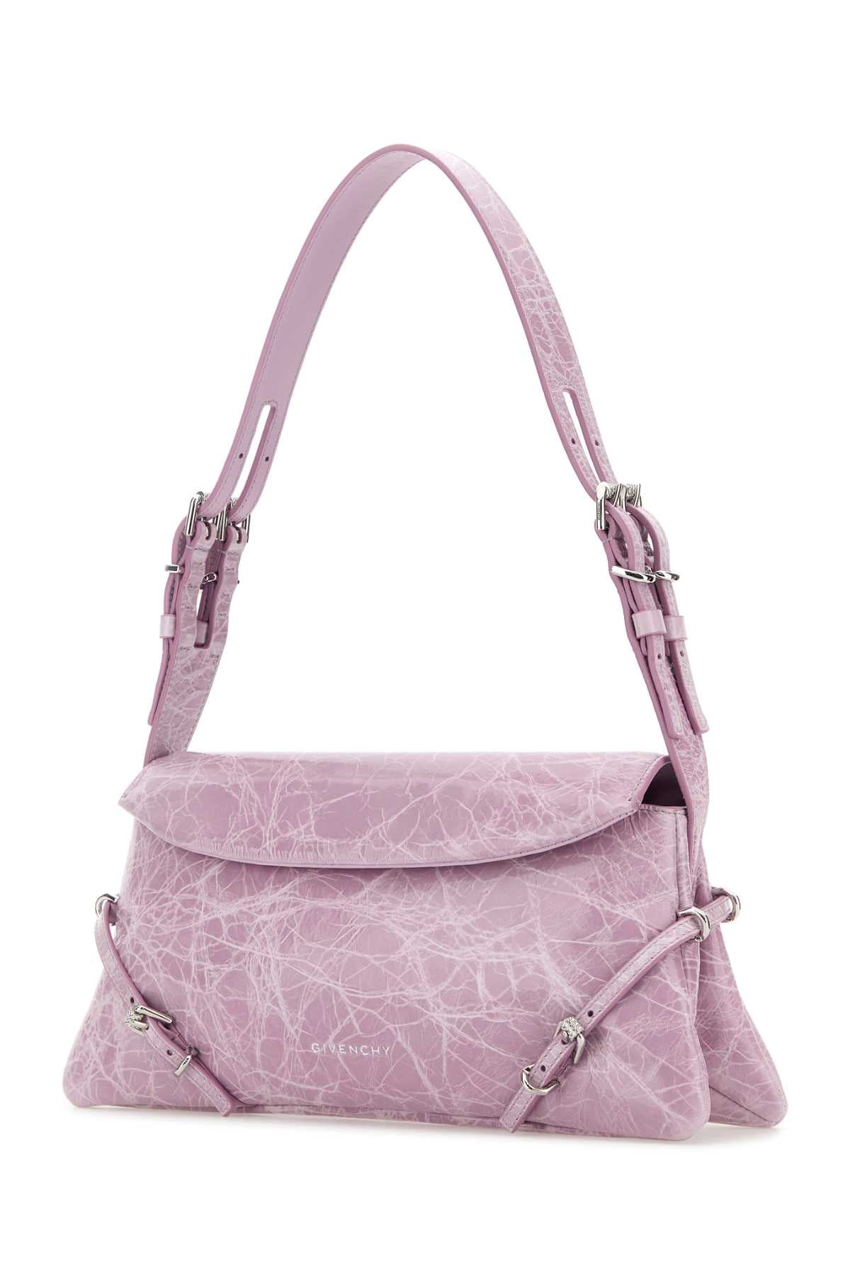 Lilac Leather Pâ€™tit Voyou Shoulder Bag Orchidpurple Borse A Mano