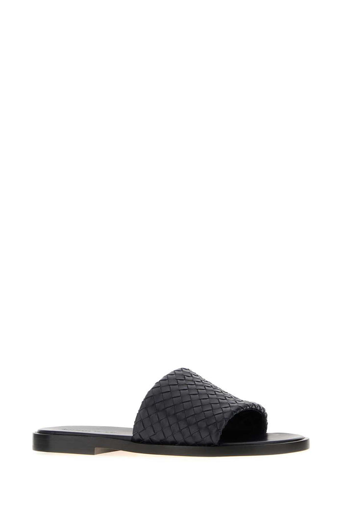 Slate Nappa Leather Elio Slippers Nocturnal