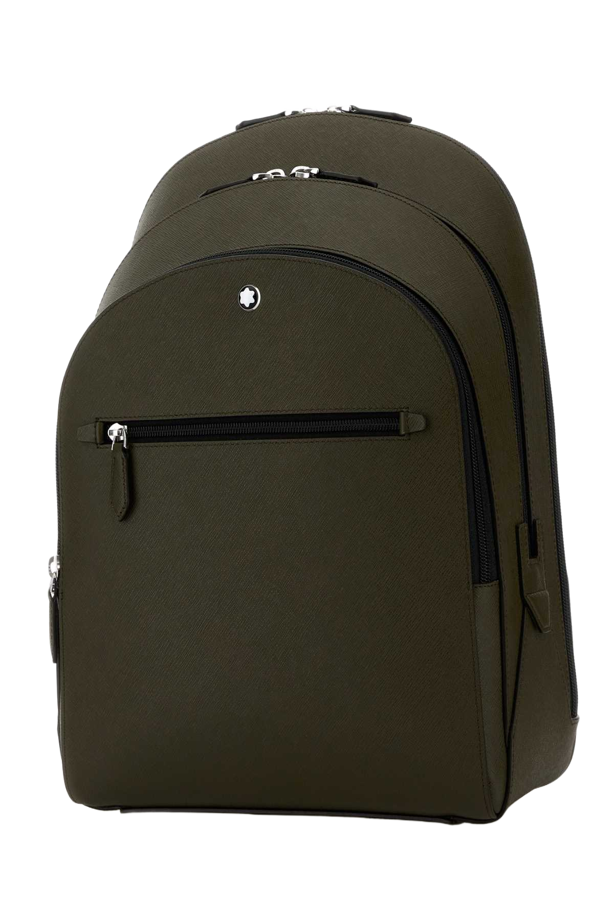 Olive Green Leather Sartorial Backpack 000 Zaini