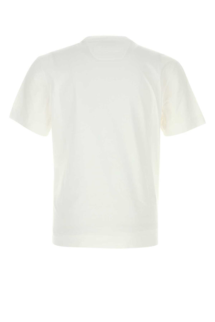 White Cotton T-Shirt N00 Exterior