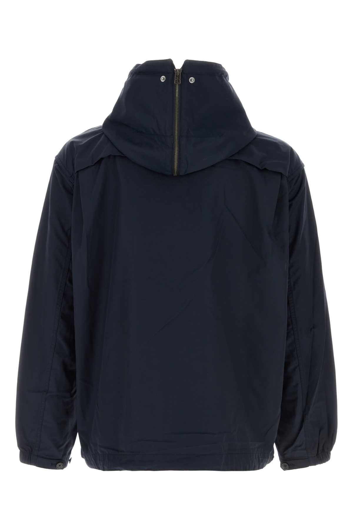 Navy Blue Nylon Jacket Exterior: Giubbini