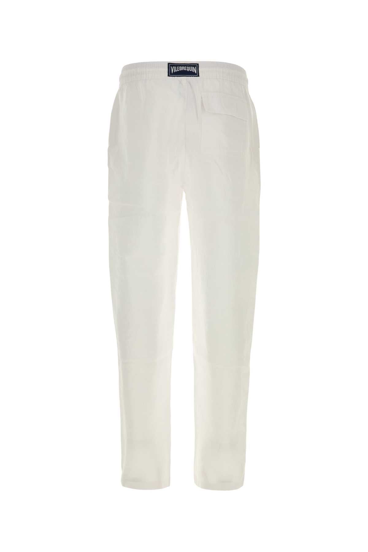 White Linen Pacha Pant Blanc Exterior: Pantaloni