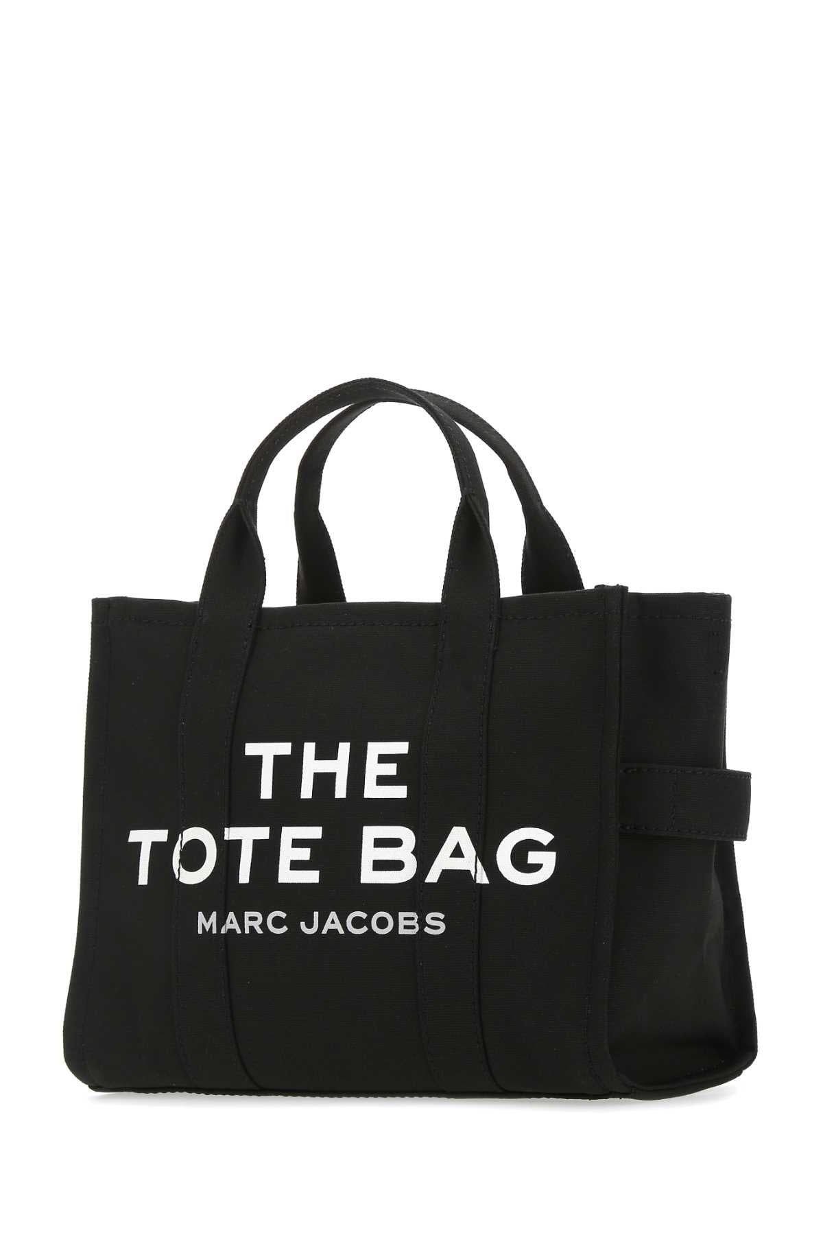 Black Canvas The Tote Bag Handbag 001 Cotton Borse A Mano