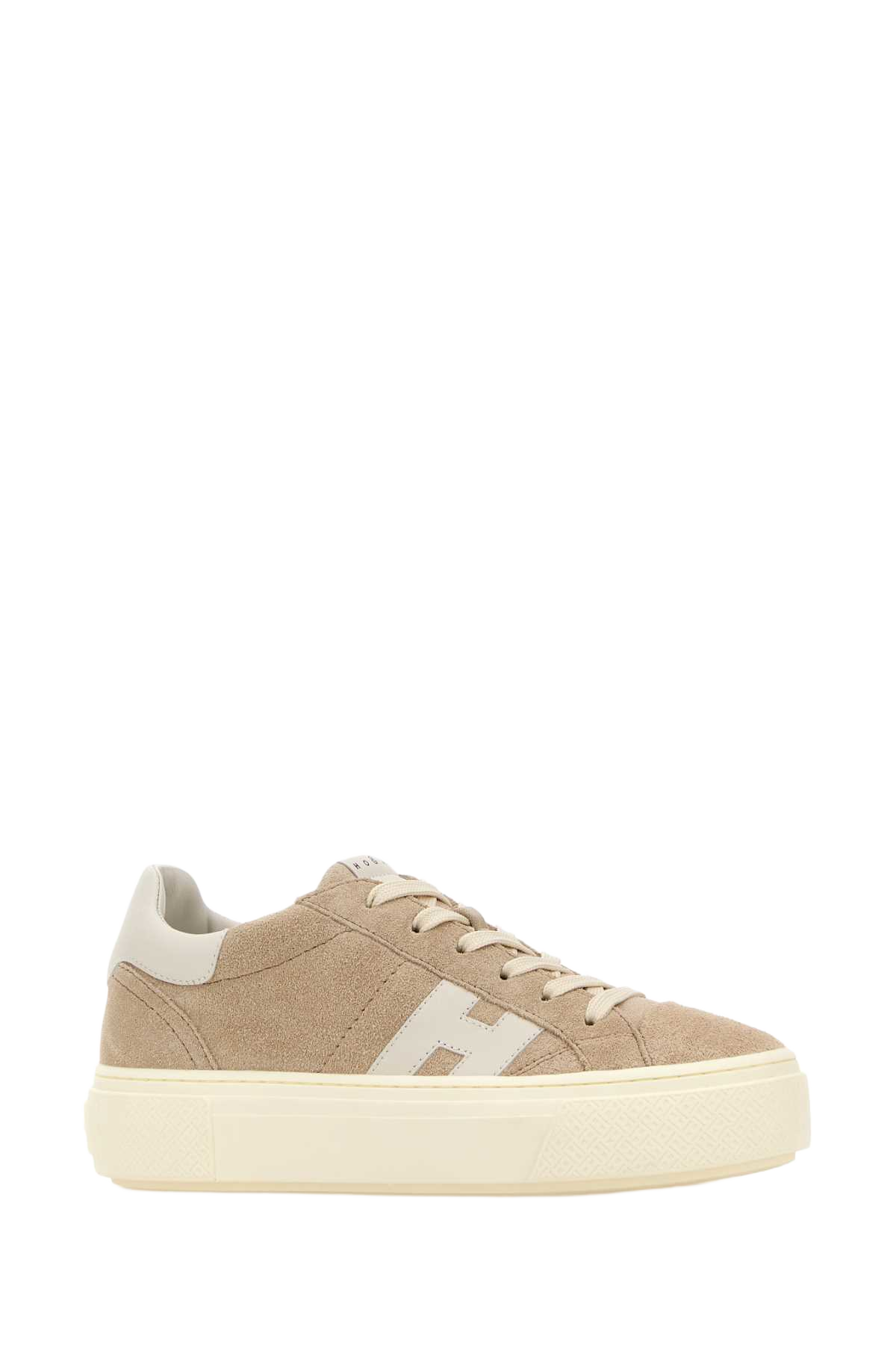 Beige Suede Sneakers C600natur