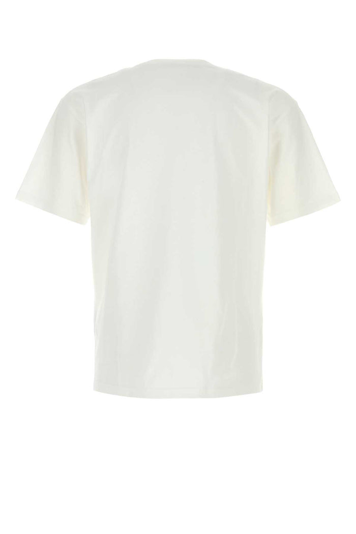 6v3mg16paq9 A03 Avorio Exterior: Cotton T-shirt