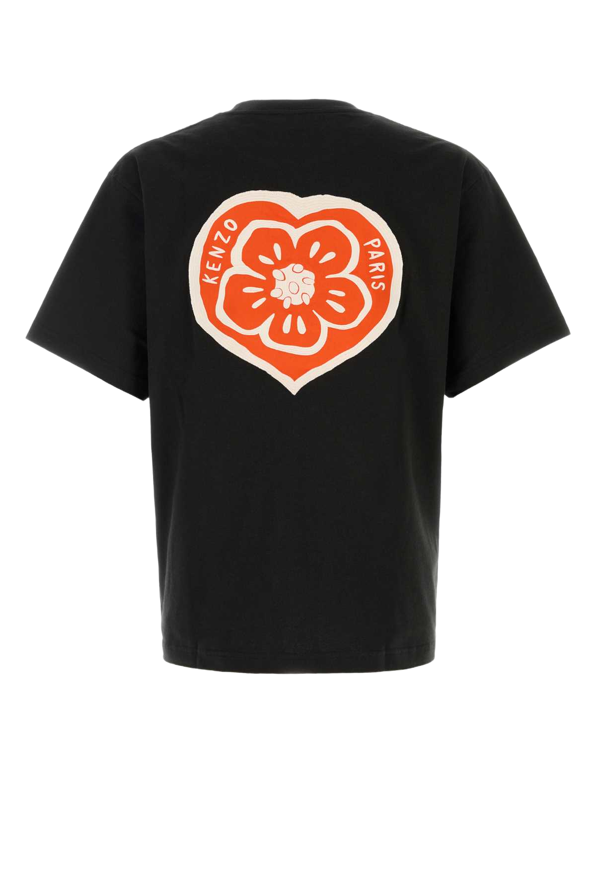Black Cotton Oversize T-Shirt Exterior