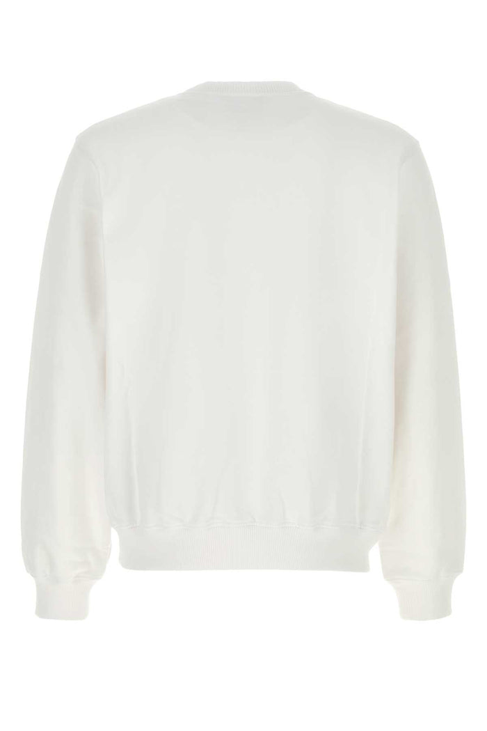 White Cotton Sweatshirt Equipementsportif Exterior: Organic Felpe
