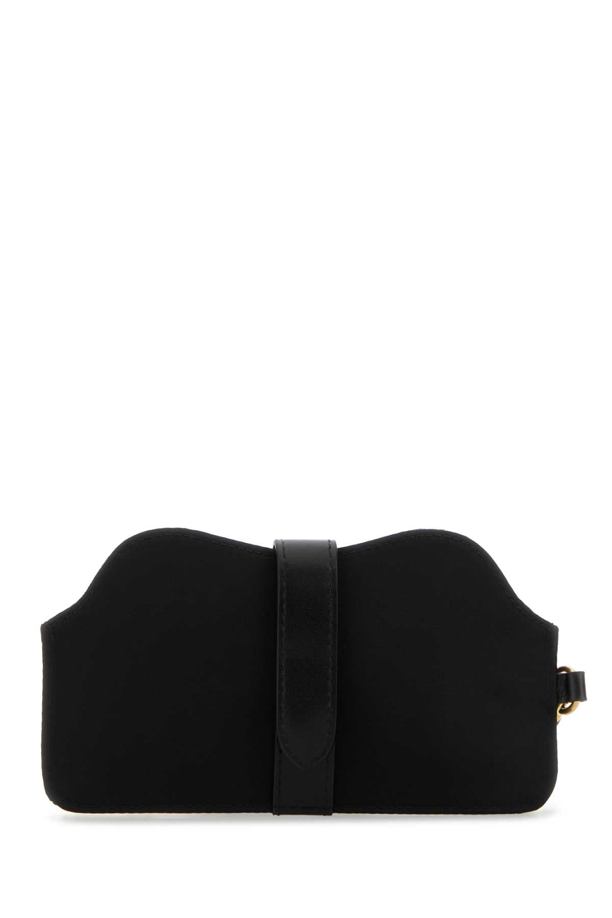 Black Canvas Eyes Sunglasses Case Borse A Mano
