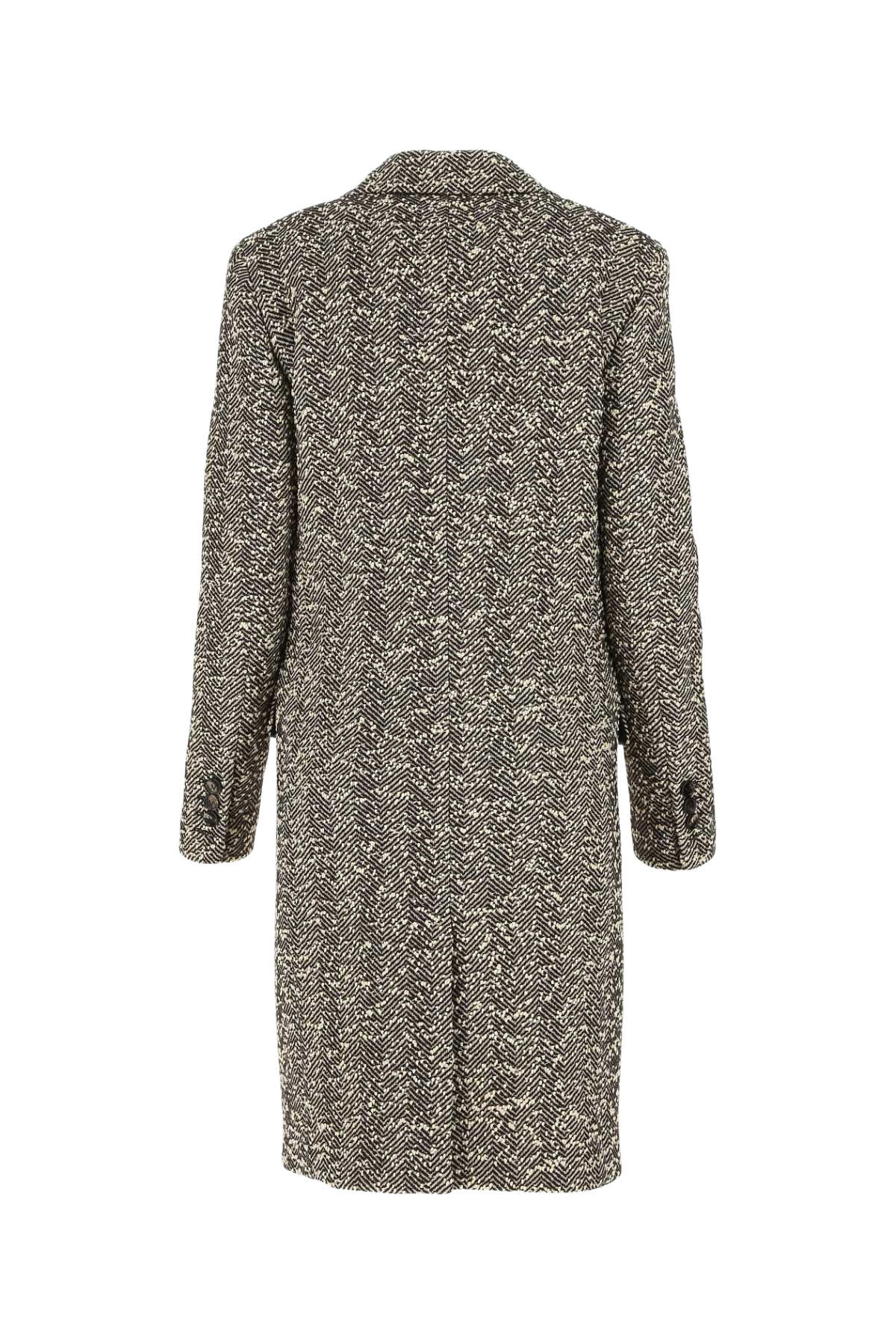 Embroidered Stretch Wool Blend Coat 2045 Cappotti