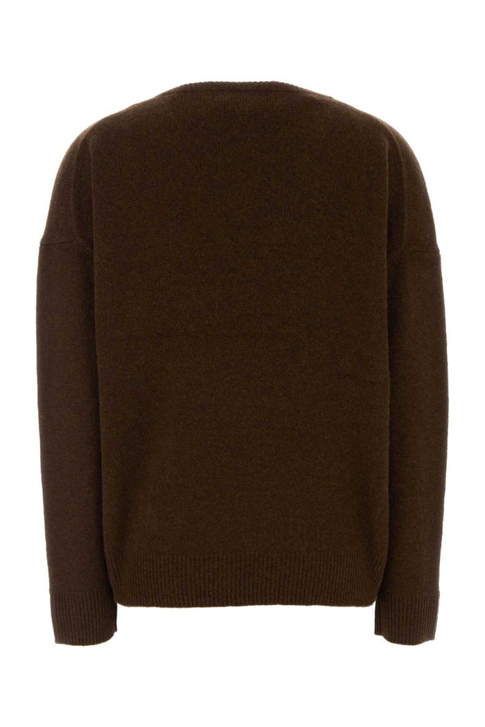 Brown Cashmere Sweater Exterior: Maglieria