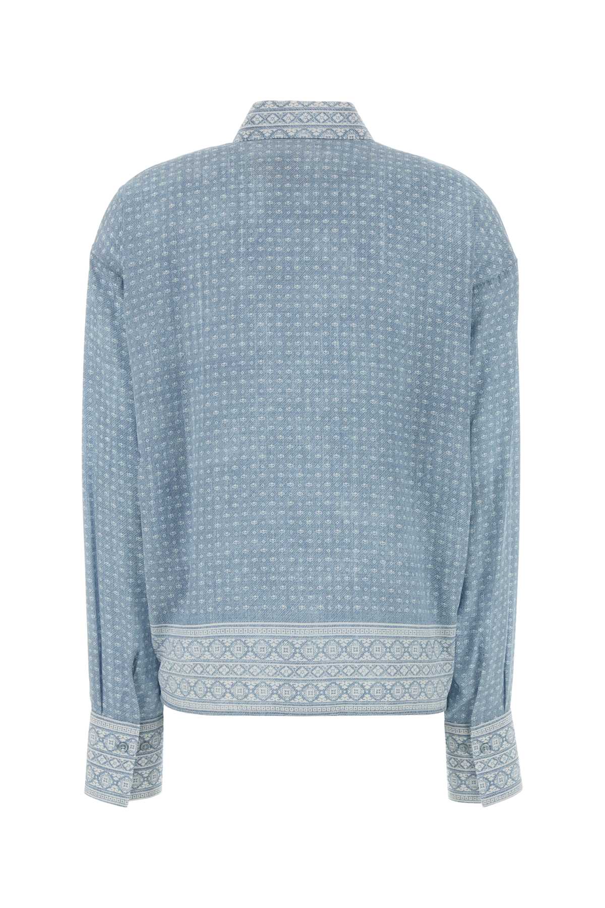D482k751xzf S4881 Stfazzolettodenimbianco Exterior: Silk Camicie