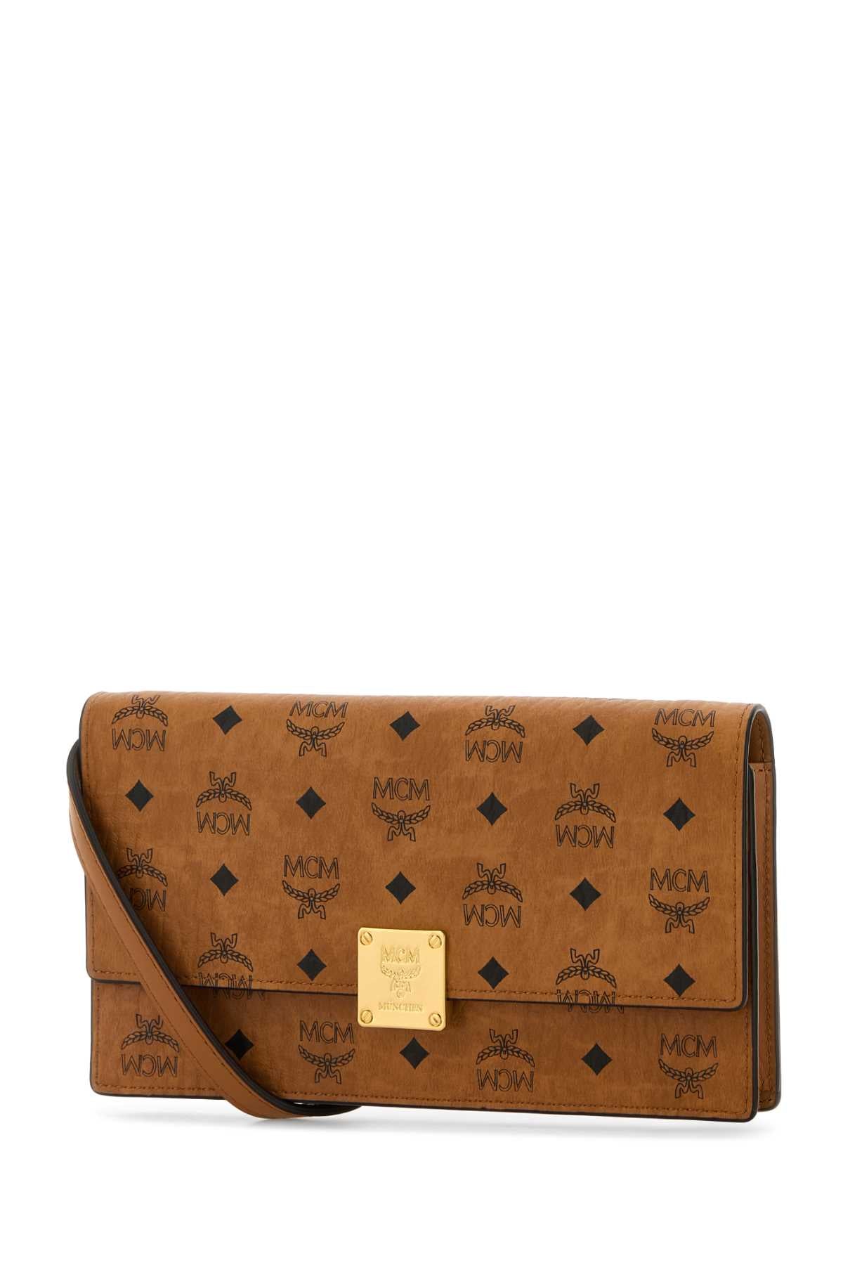 Printed Canvas Aren Wallet Cognac Borse A Mano