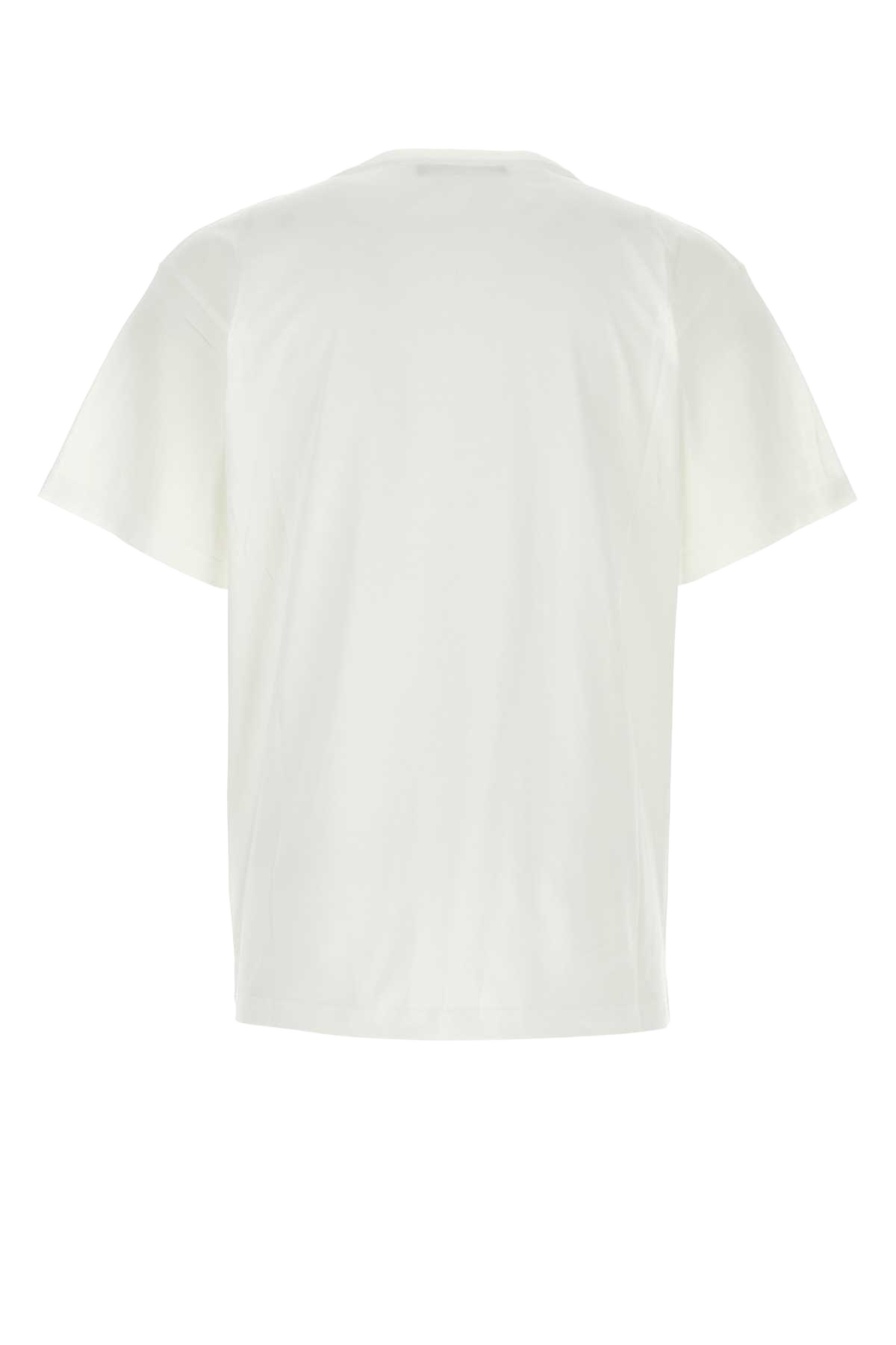 White Cotton T-Shirt Optic Exterior