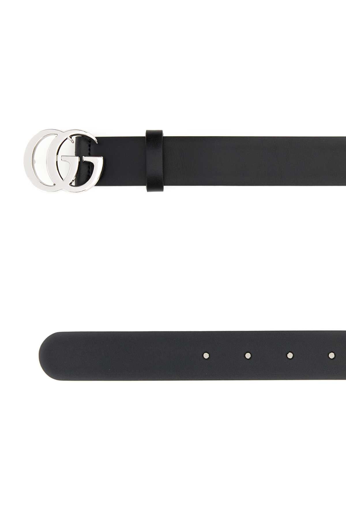 Nero Calf Skin Cinture