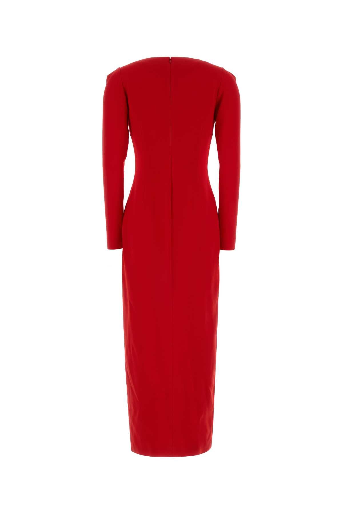 Red Cady Long Dress Abiti Lunghi
