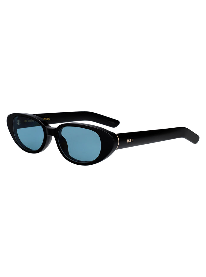 Qq7 Blue Azure Acetate Sunglasses