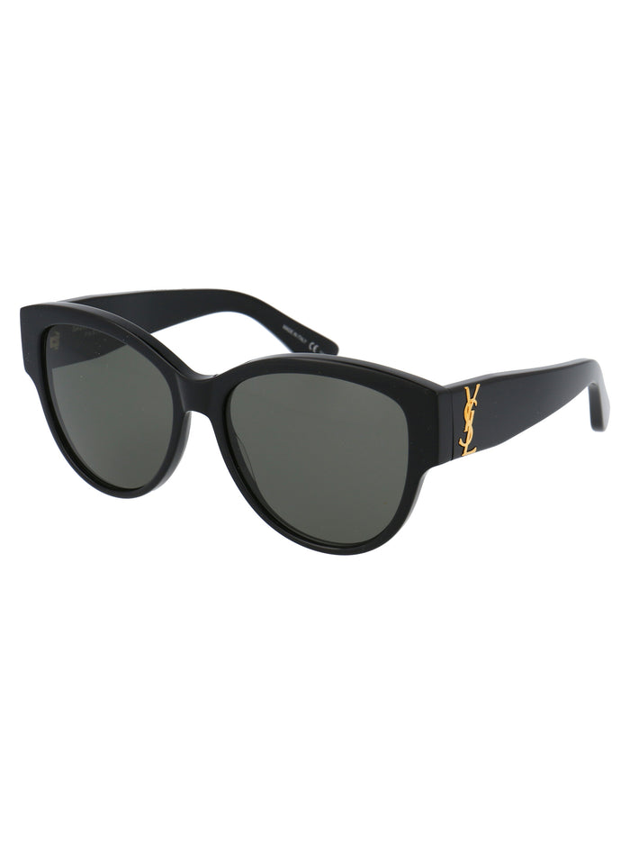 Sl M3 002 Black Grey Acetate Sunglasses