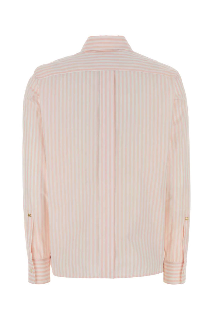 Printed Poplin Accenni Shirt Riga Rosa Exterior: Cotton Camicie