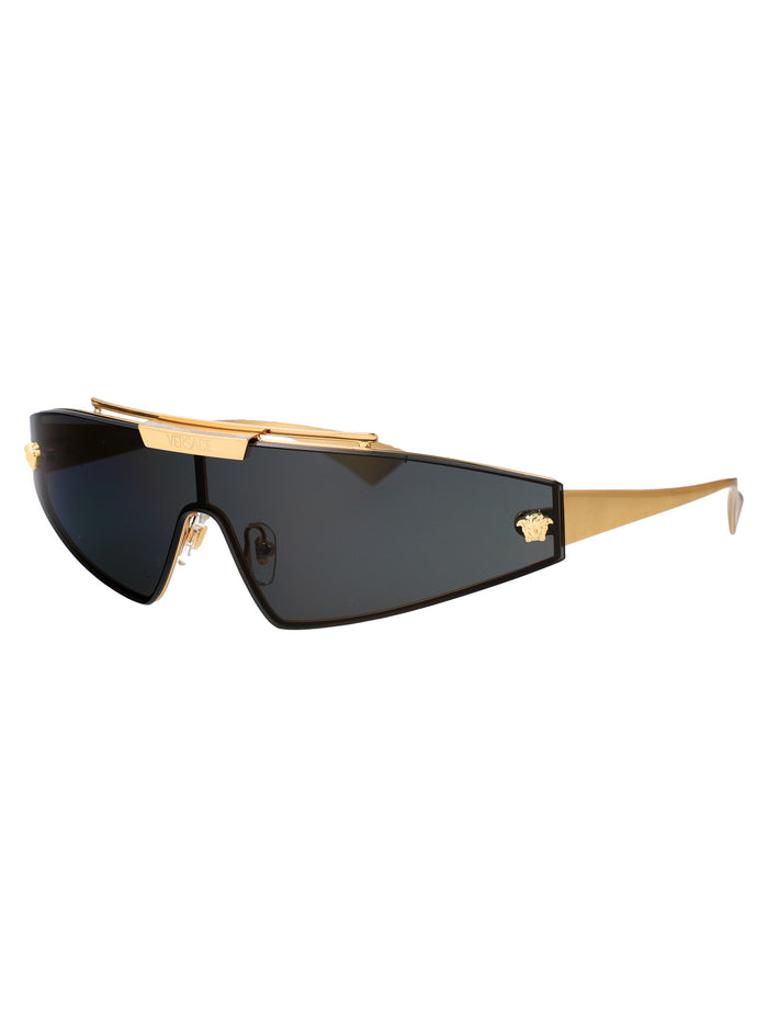 100287 Gold Metal Sunglasses