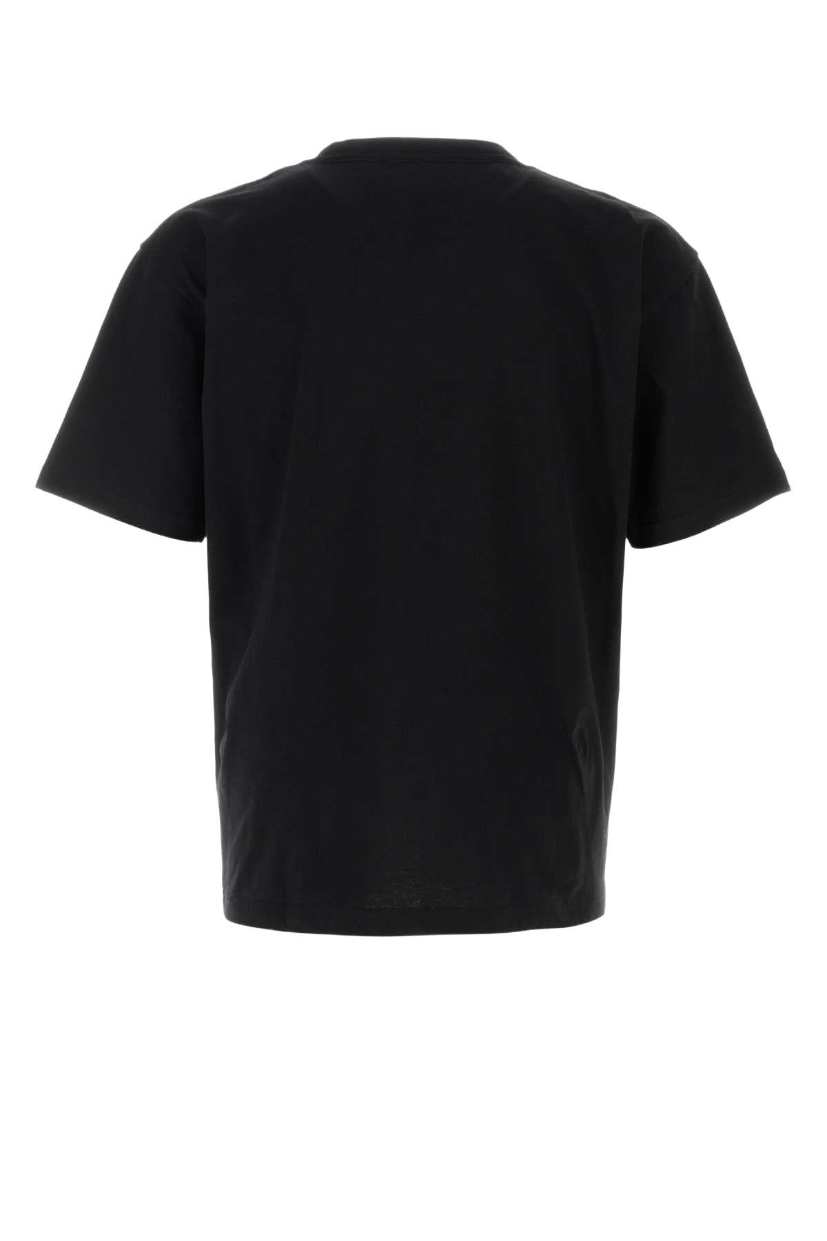 Black Cotton T-Shirt Nerorosso