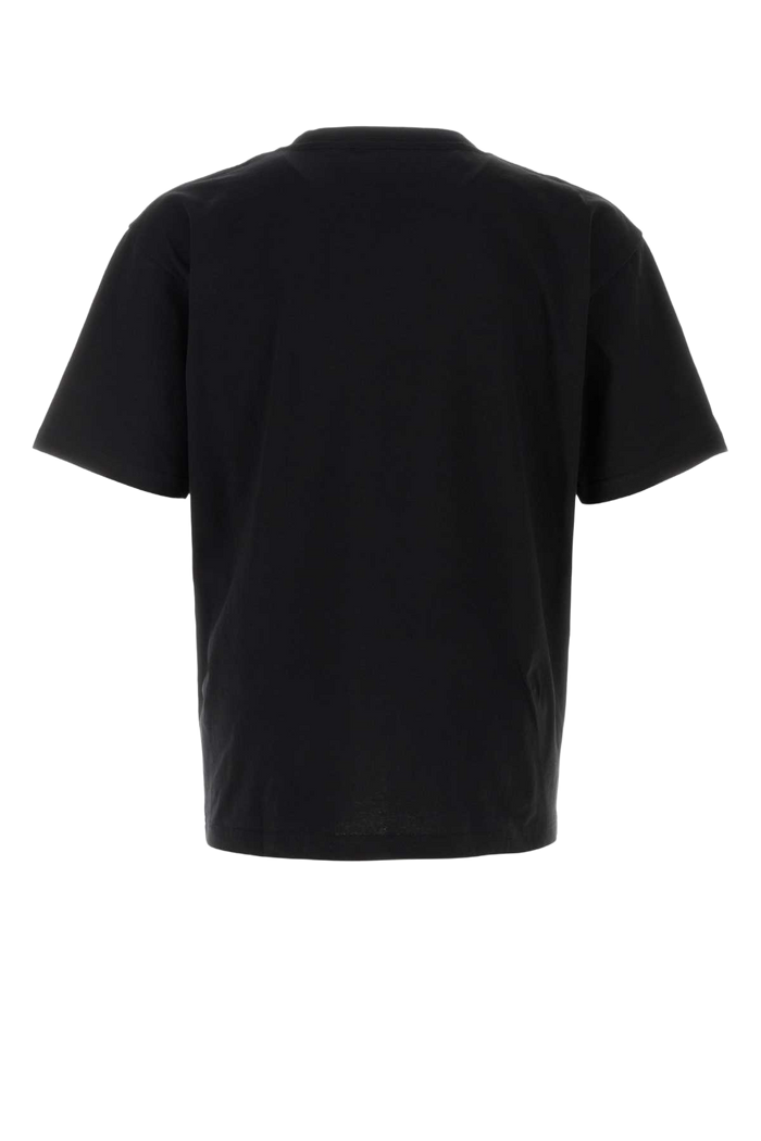Black Cotton T-Shirt Nerorosso