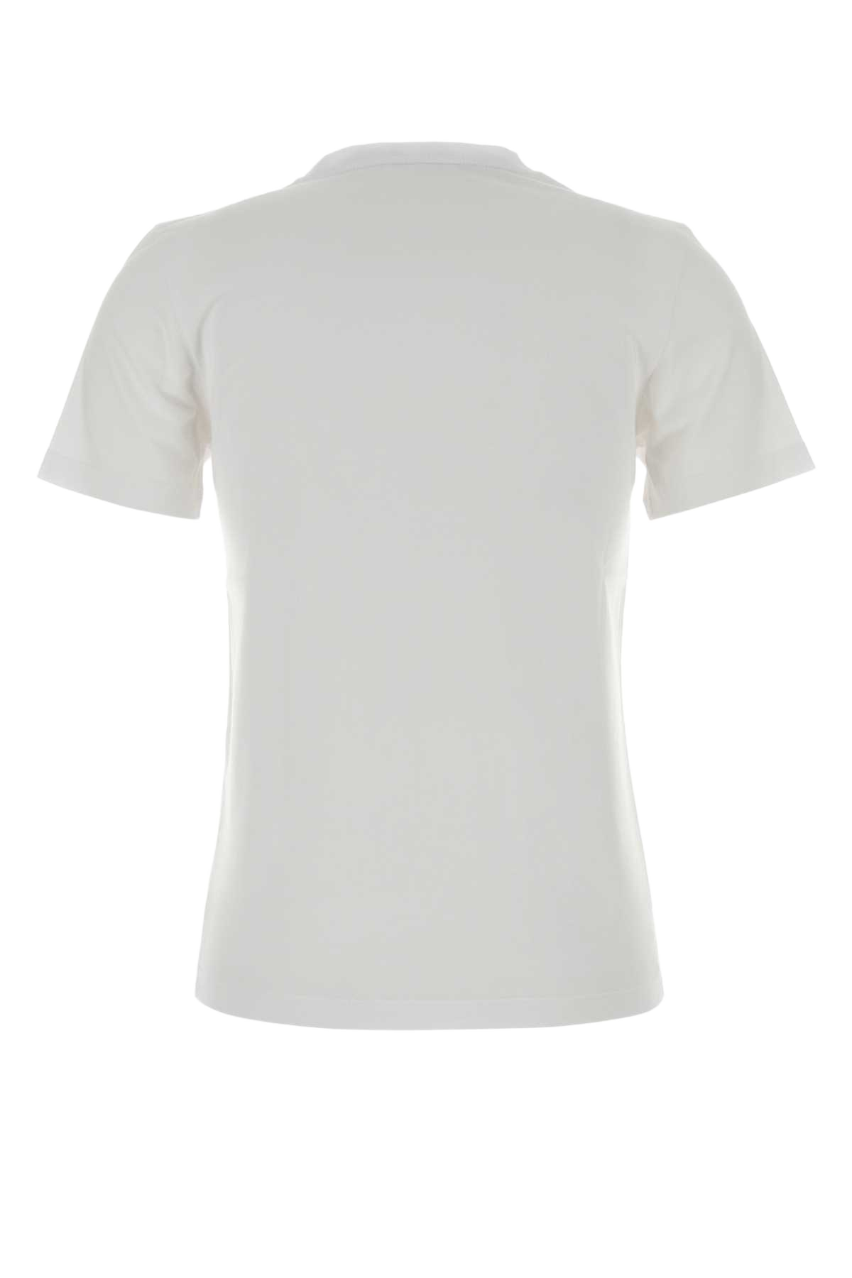 White Cotton T-Shirt Exterior