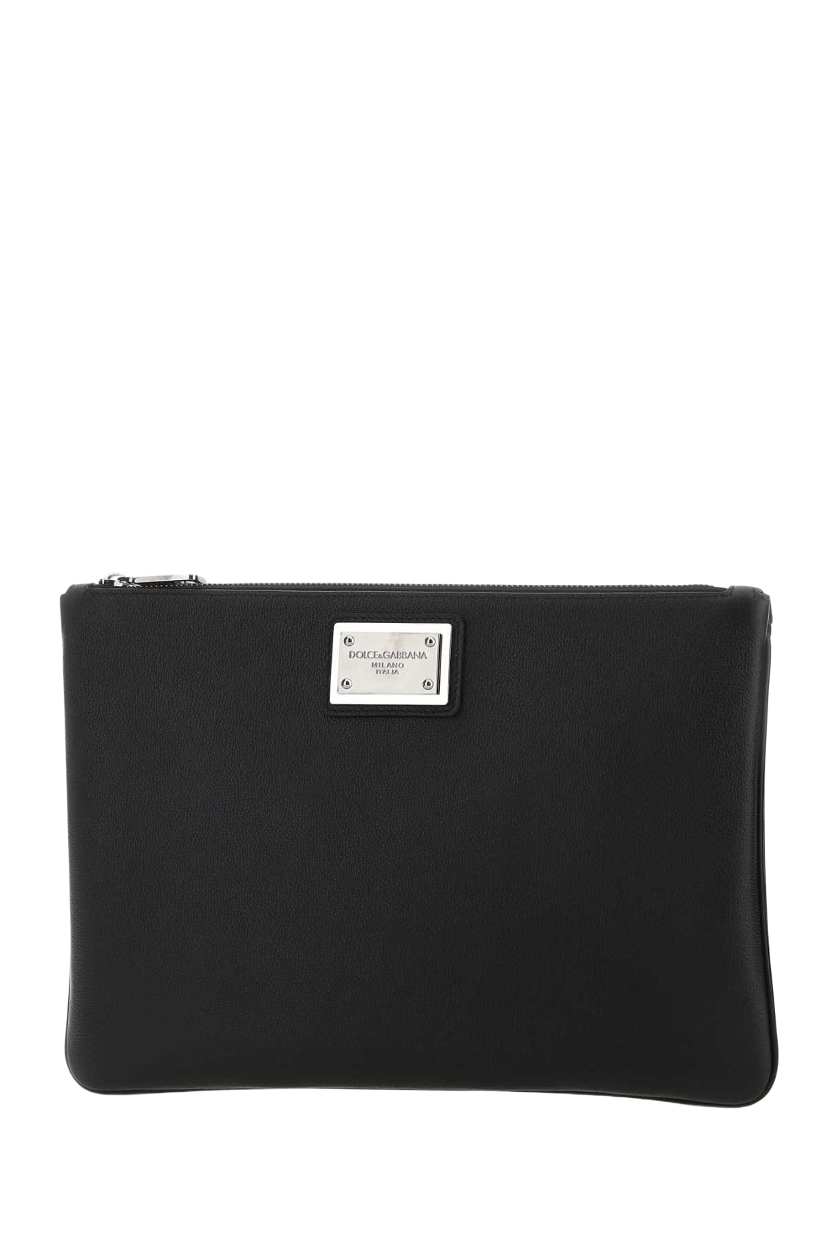 Black Leather And Nylon Pouch 8b956 Beauty Case