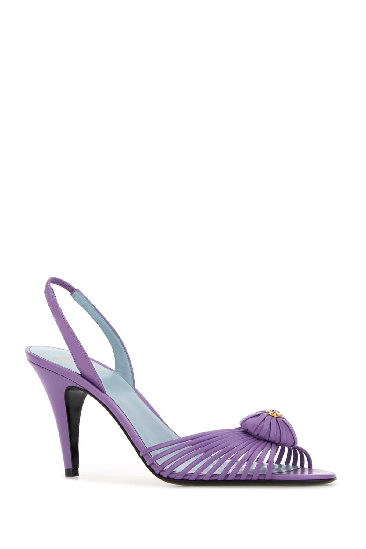 Purple Leather Royal Sandals Glicine Sandali